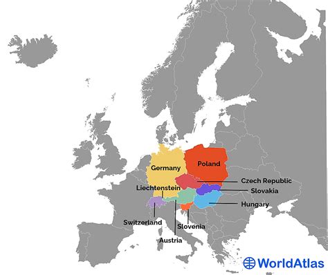 map of central europe|Central Europe .
